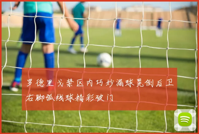 罗德里戈禁区内巧妙漏球晃倒后卫右脚弧线球精彩破门